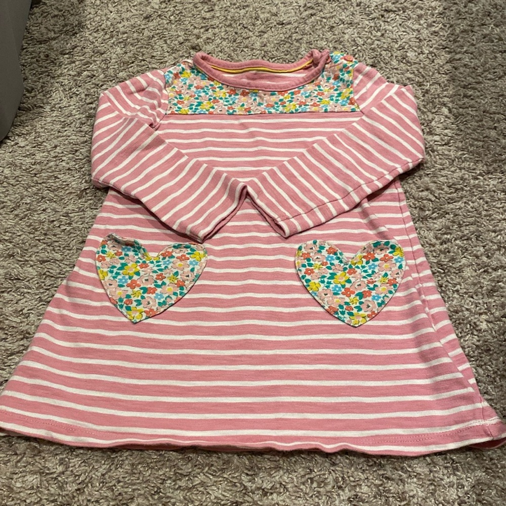 Striped Mini Boden Cotton Dress